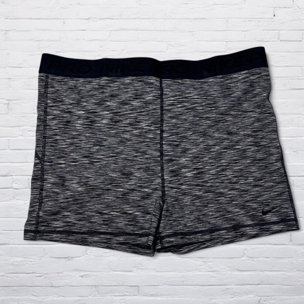 Women's Nike Pro 3" Compression Shorts Spacedye Blue Sz XXL NEW